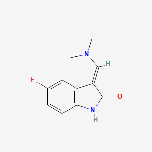 (E)-3-((dimethylamino)methylene)-5-fluoroindolin-2-one