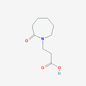 B117498 3-(2-Oxoazepan-1-yl)propanoic acid CAS No. 505026-81-3