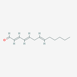 molecular formula C13H20O B11749808 2,4,7-Tridecatrienal 