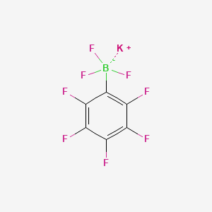 molecular formula Te2U B1174982 Potassium;trifluoro-(2,3,4,5,6-pentafluorophenyl)boranuide CAS No. 14883-13-7