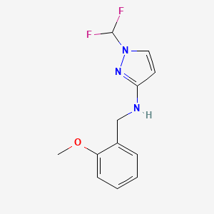 1-(difluoromethyl)-N-(2-methoxybenzyl)-1H-pyrazol-3-amine