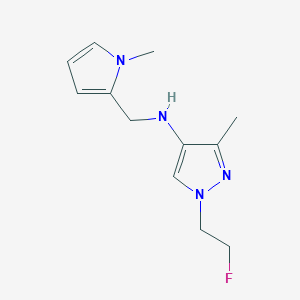 1-(2-fluoroethyl)-3-methyl-N-[(1-methyl-1H-pyrrol-2-yl)methyl]-1H-pyrazol-4-amine