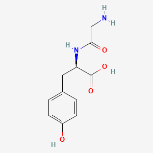 molecular formula C11H14N2O4 B11749848 H-Gly-D-Tyr-OH 