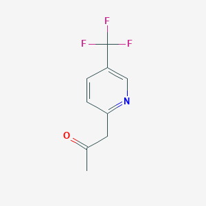 1-[5-(Trifluoromethyl)pyridin-2-yl]propan-2-one