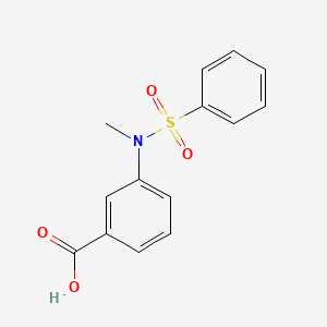 3-[Methyl(phenylsulfonyl)amino]benzoic acid