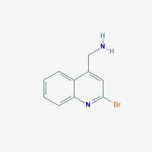 molecular formula C10H9BrN2 B11750013 (2-Bromoquinolin-4-yl)methanamine 