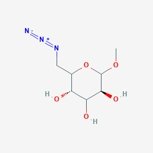 (3S,5S)-2-(azidomethyl)-6-methoxyoxane-3,4,5-triol