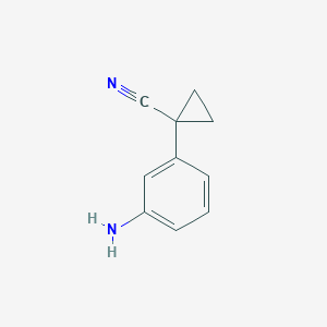 1-(3-Aminophenyl)cyclopropane-1-carbonitrile