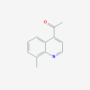 1-(8-Methylquinolin-4-yl)ethan-1-one