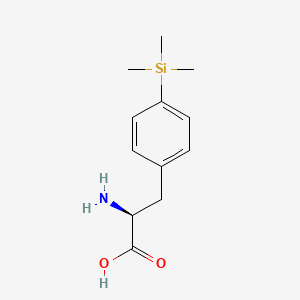 molecular formula C12H19NO2Si B11750210 4-(trimethylsilyl)-L-phenylalanine 