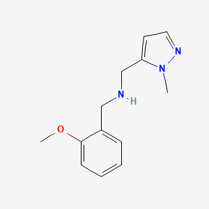 [(2-methoxyphenyl)methyl][(1-methyl-1H-pyrazol-5-yl)methyl]amine