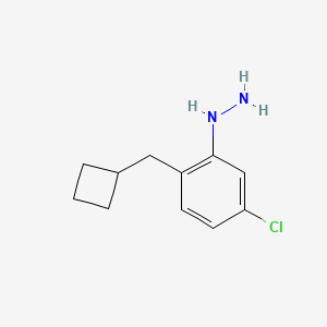 [5-Chloro-2-(cyclobutylmethyl)phenyl]-hydrazine