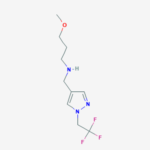 (3-methoxypropyl)({[1-(2,2,2-trifluoroethyl)-1H-pyrazol-4-yl]methyl})amine