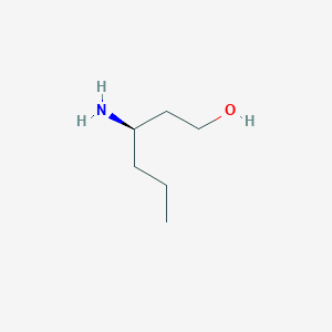 molecular formula C6H15NO B11750347 (R)-3-Aminohexan-1-ol 