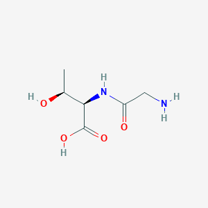 molecular formula C6H12N2O4 B11750392 Glycyl-D-threonine 