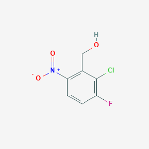 (2-Chloro-3-fluoro-6-nitrophenyl)methanol