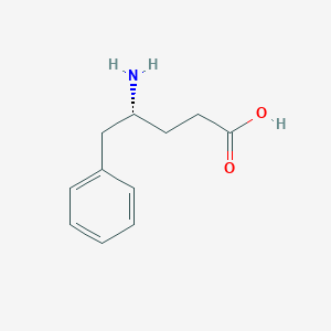 molecular formula C11H15NO2 B11750421 (4r)-4-Amino-5-phenylpentanoic acid 