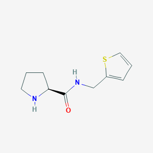 (2S)-N-(thiophen-2-ylmethyl)pyrrolidine-2-carboxamide