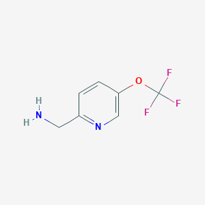 molecular formula C7H7F3N2O B11750514 (5-(Trifluoromethoxy)pyridin-2-YL)methanamine 