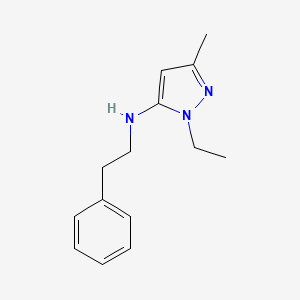 1-ethyl-3-methyl-N-(2-phenylethyl)-1H-pyrazol-5-amine