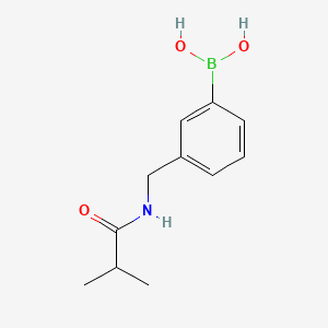 molecular formula C11H16BNO3 B11750549 (3-(Isobutyramidomethyl)phenyl)boronic acid 