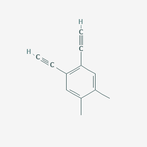 molecular formula C12H10 B11750593 1,2-Diethynyl-4,5-dimethylbenzene 