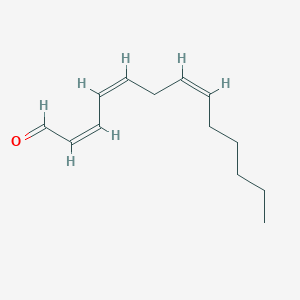 molecular formula C13H20O B11750631 (2Z,4Z,7Z)-Trideca-2,4,7-trienal 