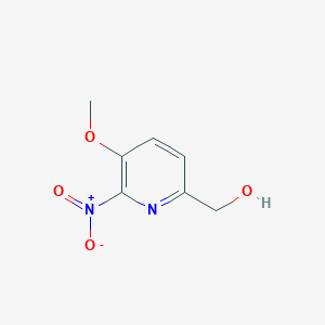 molecular formula C7H8N2O4 B11750674 (5-Methoxy-6-nitropyridin-2-yl)methanol 