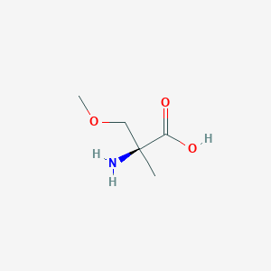 molecular formula C5H11NO3 B11750714 (S)-2-Amino-3-methoxy-2-methylpropanoic acid 