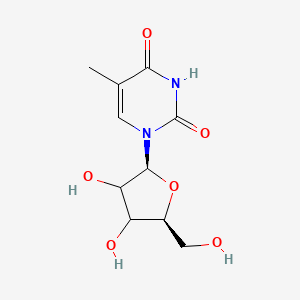 molecular formula C10H14N2O6 B11750737 1-[(2S,5S)-3,4-dihydroxy-5-(hydroxymethyl)oxolan-2-yl]-5-methyl-1,2,3,4-tetrahydropyrimidine-2,4-dione 