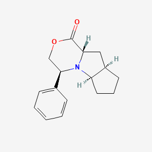 (2R,6R,8S,12S)-12-phenyl-10-oxa-1-azatricyclo[6.4.0.02,6]dodecan-9-one