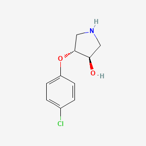 (3R,4R)-4-(4-chlorophenoxy)pyrrolidin-3-ol