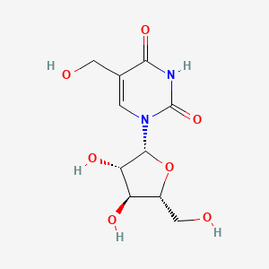 1-((2R,3S,4S,5R)-3,4-Dihydroxy-5-(hydroxymethyl)tetrahydrofuran-2-yl)-5-(hydroxymethyl)pyrimidine-2,4(1H,3H)-dione