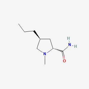 (2R,4S)-1-methyl-4-propylpyrrolidine-2-carboxamide