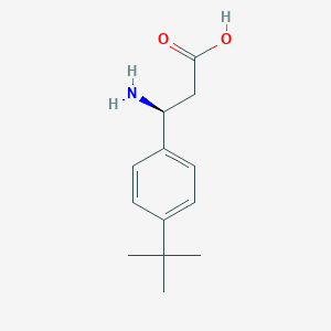 (3S)-3-amino-3-(4-tert-butylphenyl)propanoic acid