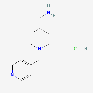 (1-(Pyridin-4-ylmethyl)piperidin-4-yl)methanamine hydrochloride