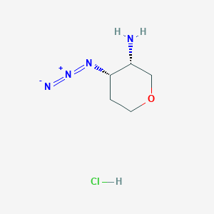 (3S,4S)-4-azidotetrahydro-2H-pyran-3-amine hydrochloride