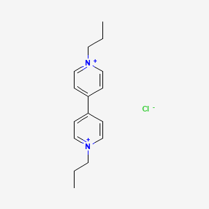 1-Propyl-4-(1-propylpyridin-1-ium-4-yl)pyridin-1-ium;chloride