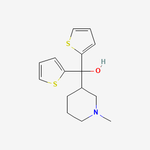 (1-Methylpiperidin-3-yl)di(thiophen-2-yl)methanol