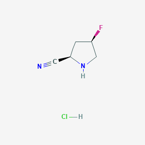 (2R,4R)-4-Fluoropyrrolidine-2-carbonitrile hydrochloride