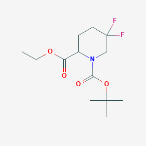 1-tert-Butyl 2-ethyl 5,5-difluoropiperidine-1,2-dicarboxylate