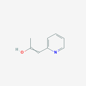 molecular formula C8H9NO B11751066 1-(1,2-Dihydropyridin-2-ylidene)propan-2-one 