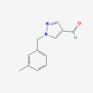 1-(3-Methylbenzyl)-1H-pyrazole-4-carbaldehyde