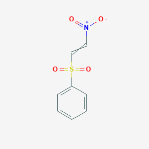 molecular formula C8H7NO4S B11751110 (2-Nitroethenesulfonyl)benzene CAS No. 61404-94-2