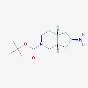 tert-Butyl (4aR,6R,7aS)-rel-6-amino-octahydro-1H-cyclopenta[c]pyridine-2-carboxylate