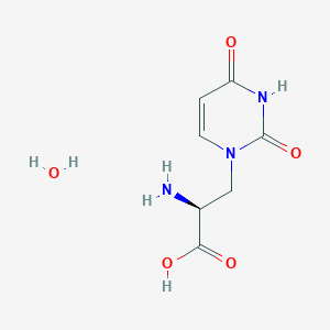 (2S)-2-amino-3-(2,4-dioxo-1,2,3,4-tetrahydropyrimidin-1-yl)propanoic acid hydrate