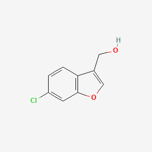 (6-Chloro-1-benzofuran-3-YL)methanol