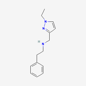 [(1-ethyl-1H-pyrazol-3-yl)methyl](2-phenylethyl)amine