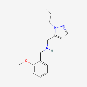 [(2-methoxyphenyl)methyl][(1-propyl-1H-pyrazol-5-yl)methyl]amine