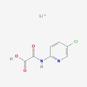 [(5-Chloropyridin-2-yl)carbamoyl]formic acid lithium